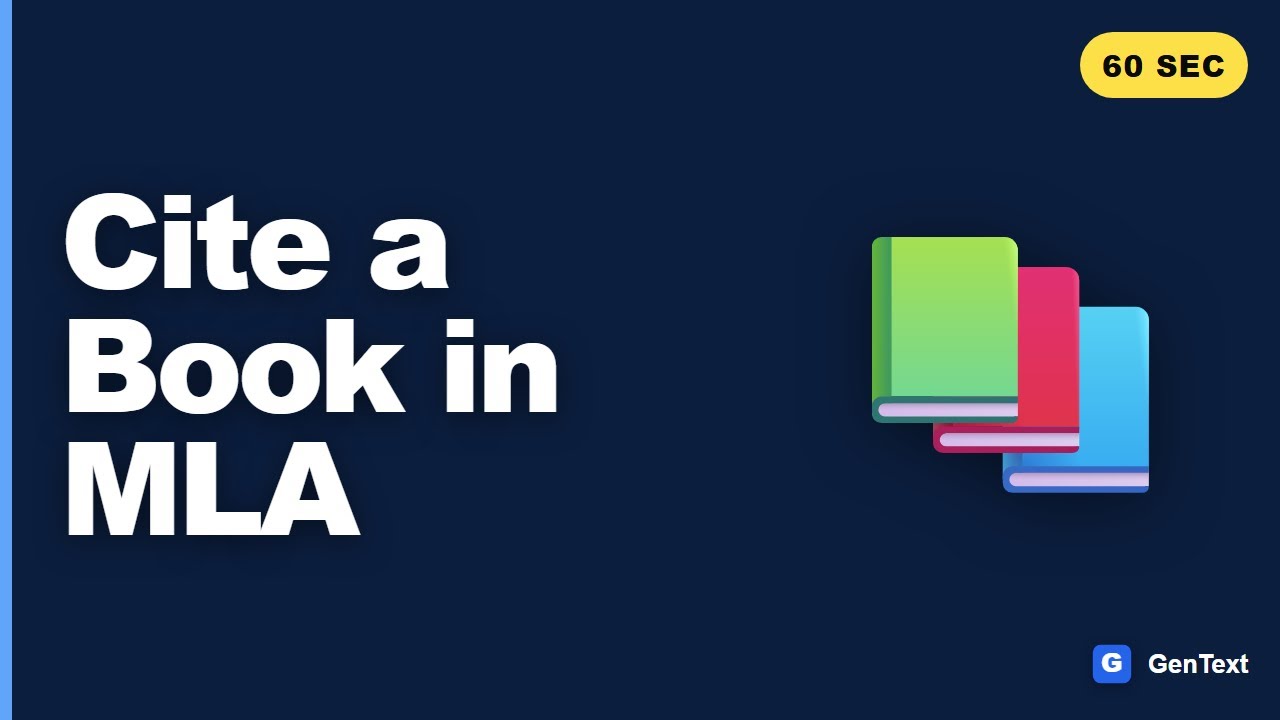 How to Cite a Book in MLA 9