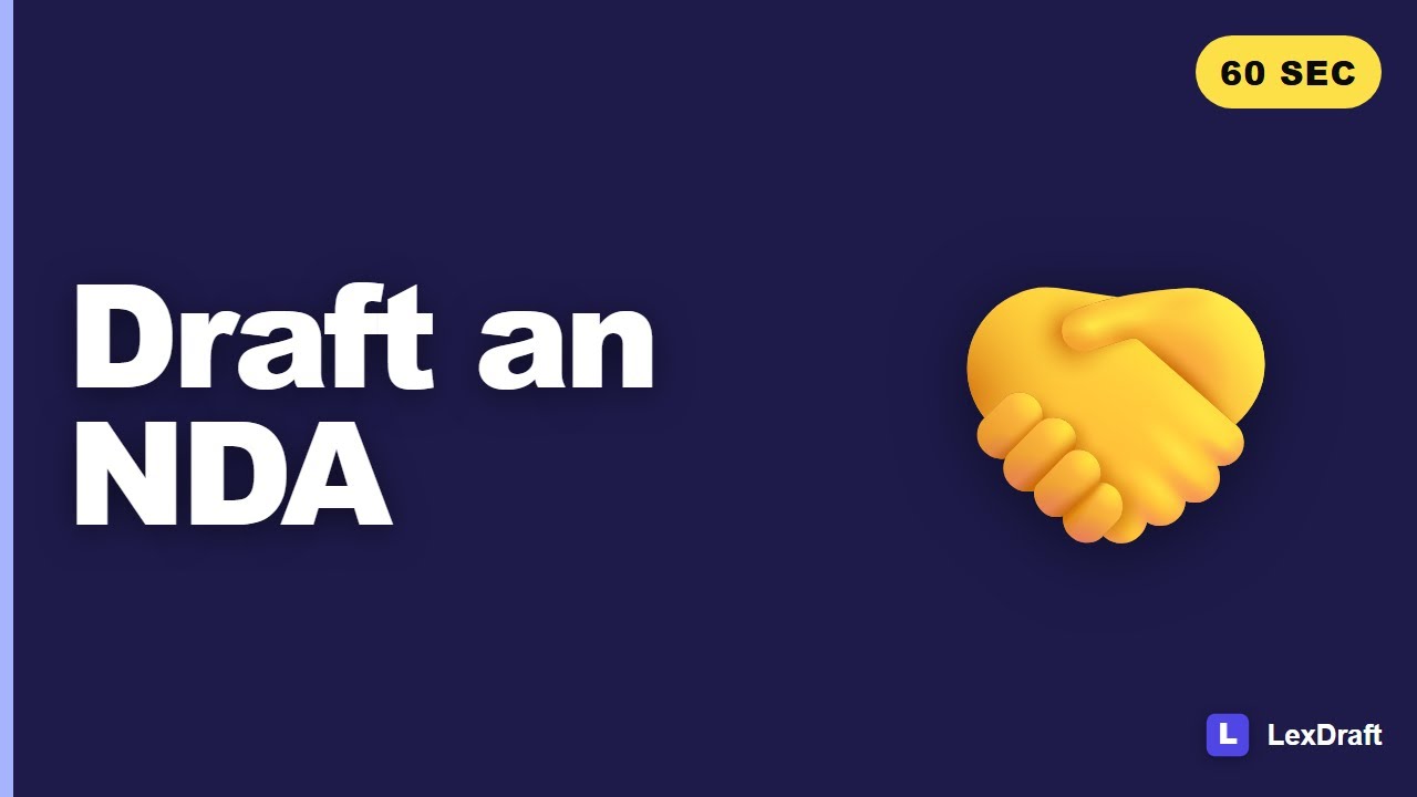 How to Draft a NDA